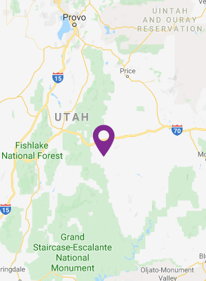 This is map shows location of author's target state